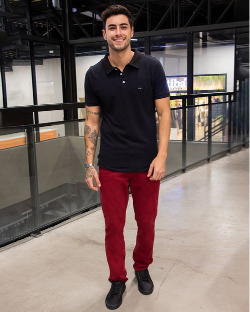 Calça Chino Masculina 11000 Vinho