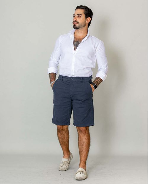 Bermuda Masculina Chino 11100 Marinho