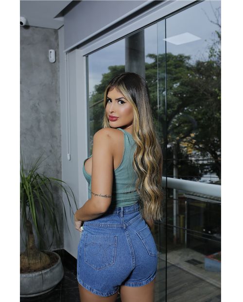 Shorts Fem Mom Algodão 20189 Unica