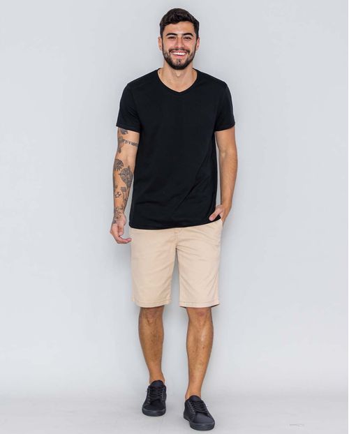 Bermuda Masculina Chino 11100 Capuccino