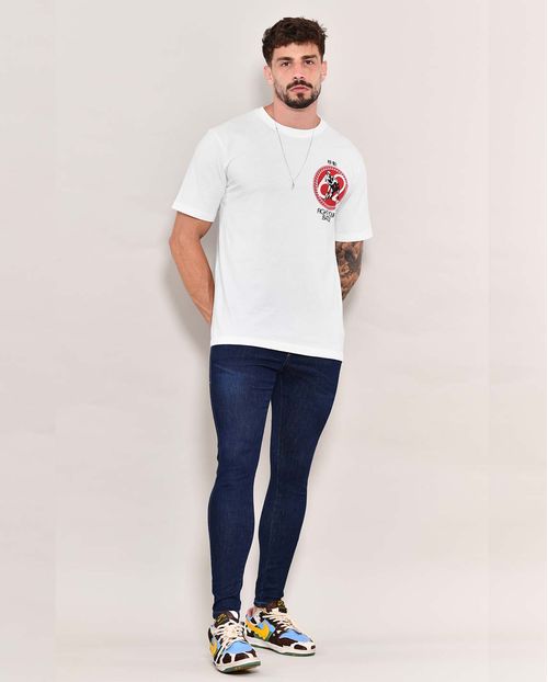 Calça Jeans Masculina Super Skinny  22318 Escura