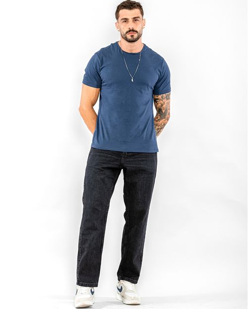 Calça Jeans Masculina Reta 22558 Preto