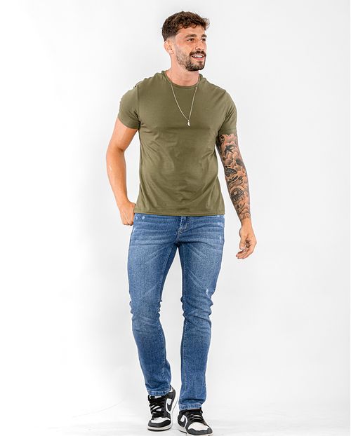 Calça Jeans Masculina Slim Fit 22533 Escura